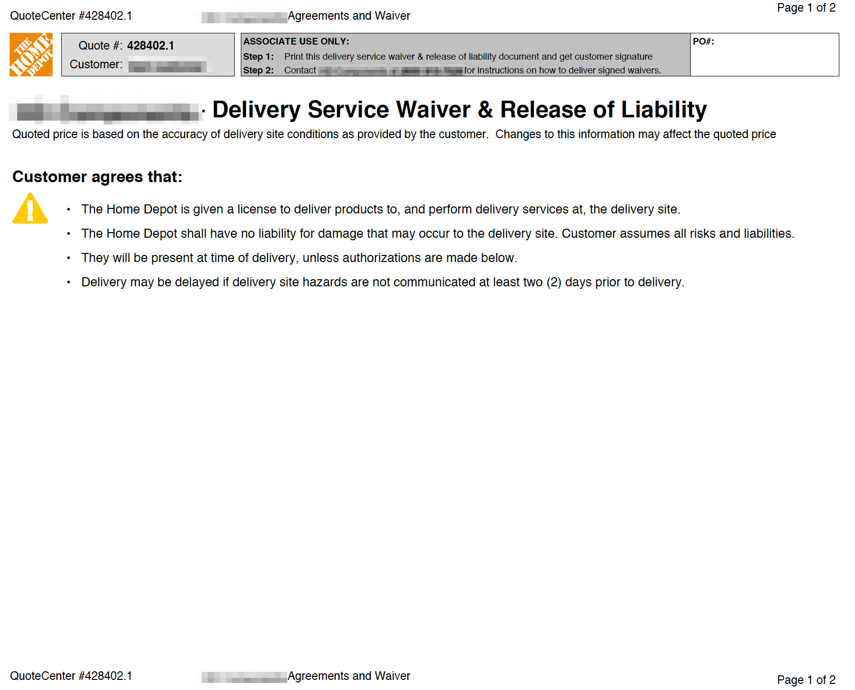 How to Use Waivers and Disclaimers QuoteCenter Support